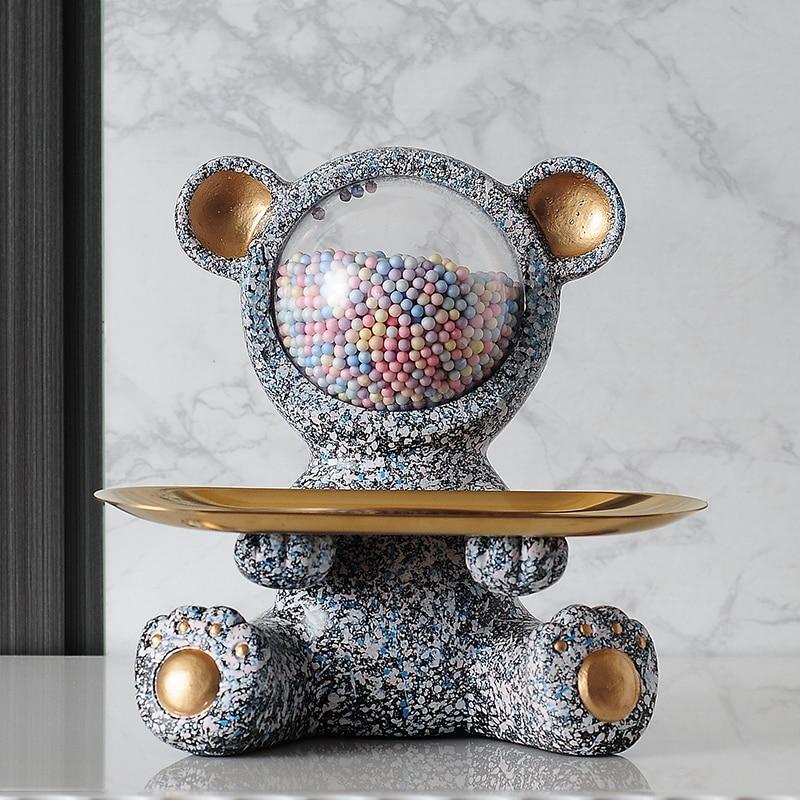 Nordic Bear Tray Sculpture