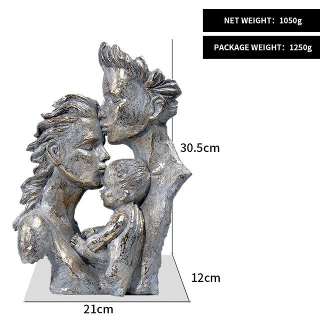 Vintage Kissing Couples Statue